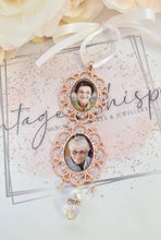 Load image into Gallery viewer, Rose Gold Double Bouquet Charm