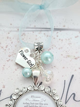 Load image into Gallery viewer, 'Something Old, Something Blue' Posy or Wand Charm for Flower Girl, Bridesmaid, Maid of Honour