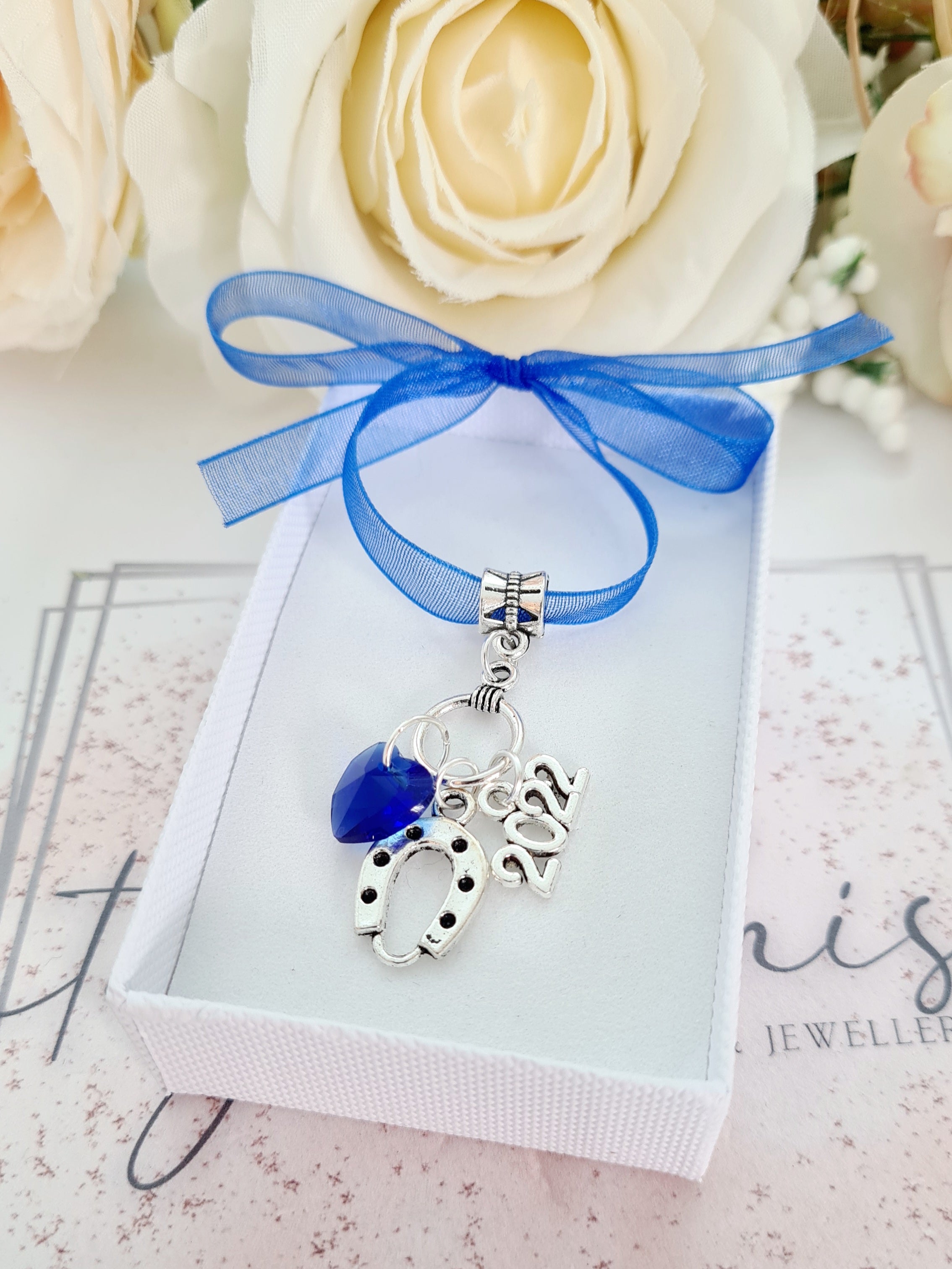 Something Blue Bouquet Charm