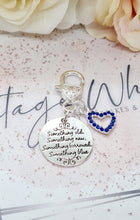 Load image into Gallery viewer, Something Blue Bridal Bouquet Charm or Garter Clip