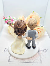 Load image into Gallery viewer, Personalised Clay Figures Wedding Cake Topper