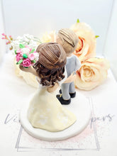 Load image into Gallery viewer, Personalised Clay Figures Wedding Cake Topper