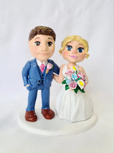 Load image into Gallery viewer, Personalised Clay Figures Wedding Cake Topper
