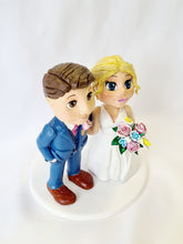 Load image into Gallery viewer, Personalised Clay Figures Wedding Cake Topper