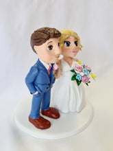 Load image into Gallery viewer, Personalised Clay Figures Wedding Cake Topper