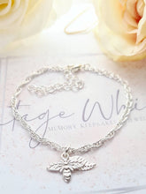 Load image into Gallery viewer, Positivity Bee Charm Bracelet