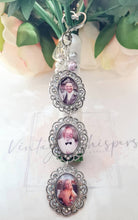 Load image into Gallery viewer, Lace Edge Rhinestone Quad Bouquet Charm