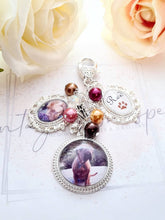 Load image into Gallery viewer, Large Pet Loss Memorial Photo Charm