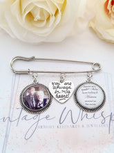 Load image into Gallery viewer, Grooms Regular Memorial Photo Kilt Pin