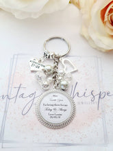 Load image into Gallery viewer, Personalised Mum Thank You Key Ring Mother of the Bride Mother of the Groom