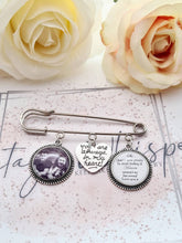 Load image into Gallery viewer, Grooms Regular Memorial Photo Kilt Pin