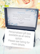 Load image into Gallery viewer, Large Grooms Memorial Photo Kilt Pin