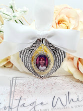 Load image into Gallery viewer, Large Bow Angel Wing Photo Bouquet Charm