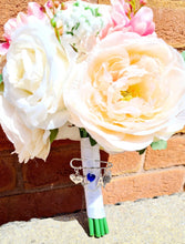 Load image into Gallery viewer, 'Something Blue' Personalised Wedding Bridal Kilt Pin