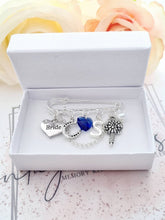 Load image into Gallery viewer, 'Something Blue' Personalised Wedding Bridal Kilt Pin