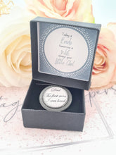 Load image into Gallery viewer, 'Dad The First Man I Ever Loved' Pin in gift box for the Father of the Bride