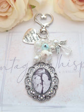 Load image into Gallery viewer, Lace Edge Bouquet Charm with Beaded Cluster