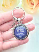 Load image into Gallery viewer, Personalised Teacher Key Ring &#39;It takes a Big Heart to teach little minds&#39;
