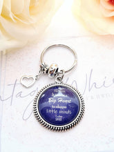 Load image into Gallery viewer, Personalised Teacher Key Ring &#39;It takes a Big Heart to teach little minds&#39;
